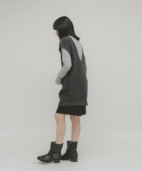 KBF / ケービーエフ ワンピース | 2WAYニットベストミニワンピース | 詳細6