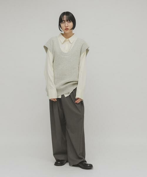 KBF / ケービーエフ ワンピース | 2WAYニットベストミニワンピース | 詳細17