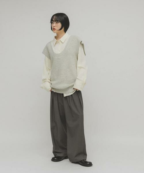 KBF / ケービーエフ ワンピース | 2WAYニットベストミニワンピース | 詳細18