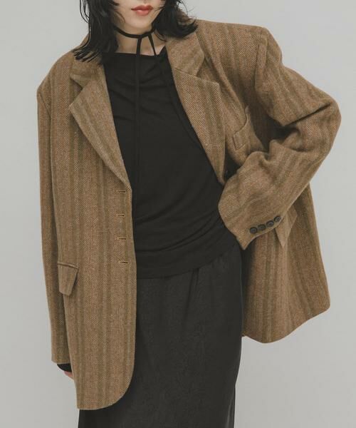 KBF / ケービーエフ その他アウター | ウールMIXテーラードジャケット | 詳細1