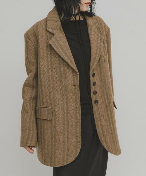 KBF / ケービーエフ その他アウター | ウールMIXテーラードジャケット | 詳細2