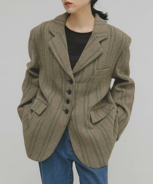 KBF / ケービーエフ その他アウター | ウールMIXテーラードジャケット | 詳細11