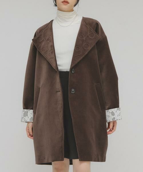 KBF / ケービーエフ その他アウター | ベロアBIGジャケット | 詳細2