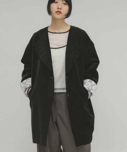 KBF / ケービーエフ その他アウター | ベロアBIGジャケット | 詳細10