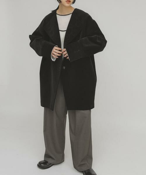 KBF / ケービーエフ その他アウター | ベロアBIGジャケット | 詳細14