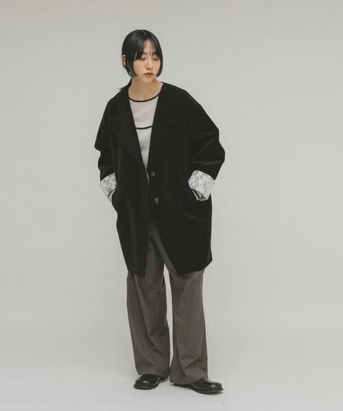 KBF / ケービーエフ その他アウター | ベロアBIGジャケット | 詳細15