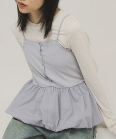 KBF / ケービーエフ Tシャツ | バルーンビスチェSETトップス