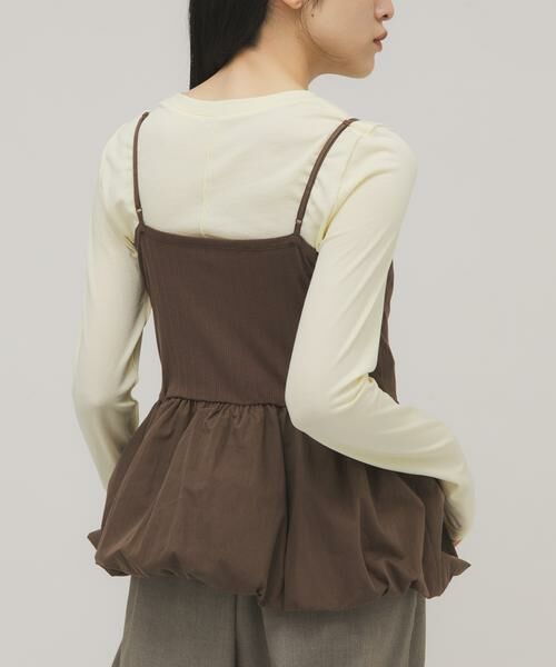 KBF / ケービーエフ Tシャツ | バルーンビスチェSETトップス | 詳細2