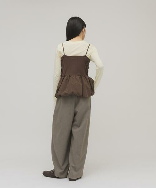 KBF / ケービーエフ Tシャツ | バルーンビスチェSETトップス | 詳細7