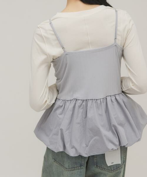 KBF / ケービーエフ Tシャツ | バルーンビスチェSETトップス | 詳細18