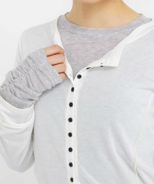 KBF / ケービーエフ Tシャツ | バイカラーレイヤードカットソー | 詳細28