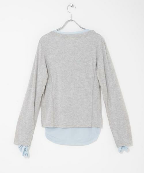 KBF / ケービーエフ Tシャツ | バイカラーレイヤードカットソー | 詳細21