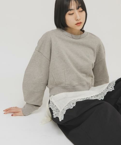 KBF / ケービーエフ スウェット | コンパクトフォルムスウェット（ベージュ）