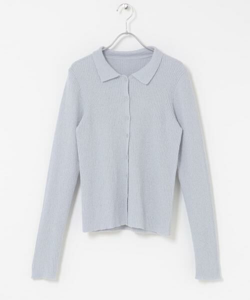 KBF / ケービーエフ ニット・セーター | 『一部WEB限定カラー』ミニブークレレイヤードニットシャツ | 詳細19