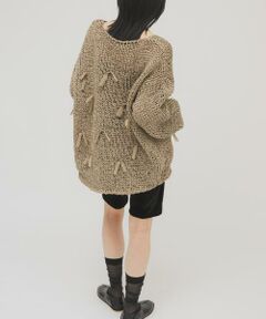 KBF / ケービーエフ ニット・セーター | テープヤーンリボンオーバーニット