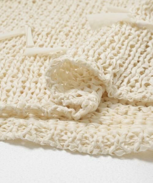 KBF / ケービーエフ ニット・セーター | テープヤーンリボンオーバーニット | 詳細27