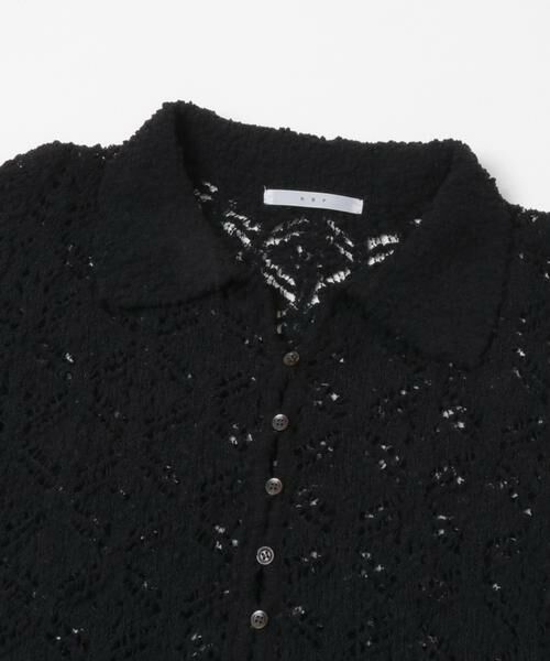 KBF / ケービーエフ ニット・セーター | クロシェレースニットシャツ | 詳細28
