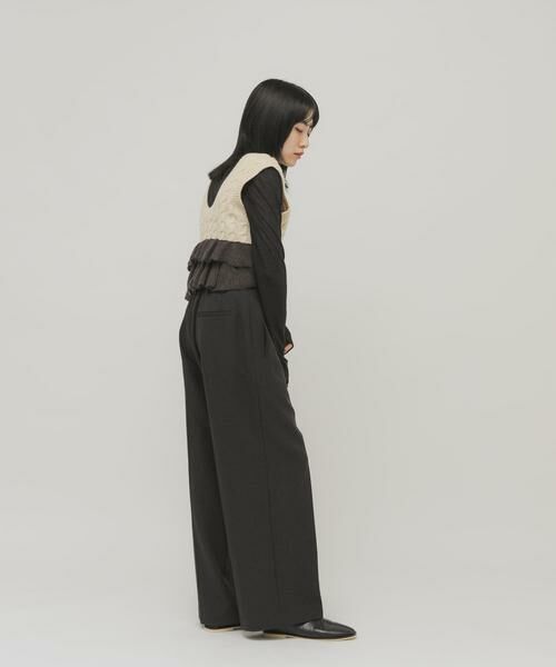 KBF / ケービーエフ ニット・セーター | 2WAYフリルニットベスト | 詳細17