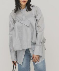 KBF / ケービーエフ シャツ・ブラウス | スカートビスチェSETシャツ