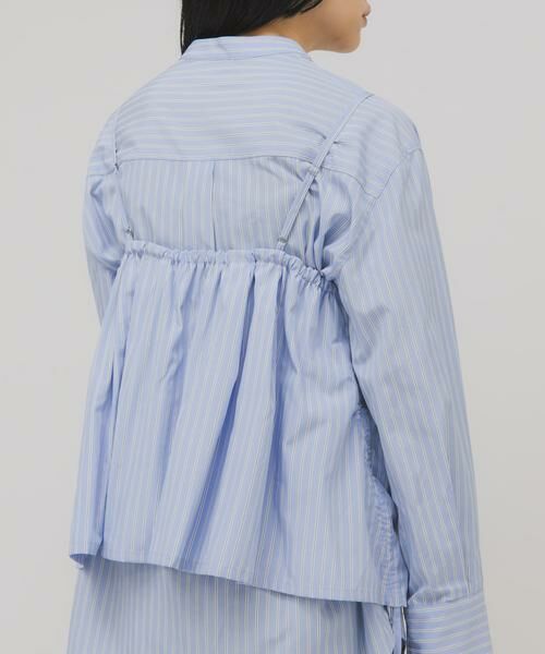 KBF / ケービーエフ シャツ・ブラウス | スカートビスチェSETシャツ | 詳細2