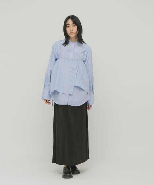 KBF / ケービーエフ シャツ・ブラウス | スカートビスチェSETシャツ | 詳細4