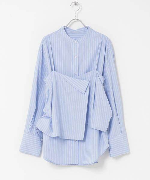 KBF / ケービーエフ シャツ・ブラウス | スカートビスチェSETシャツ | 詳細6