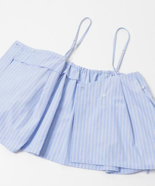 KBF / ケービーエフ シャツ・ブラウス | スカートビスチェSETシャツ | 詳細9