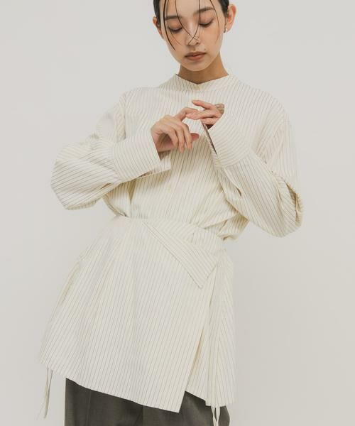 KBF / ケービーエフ シャツ・ブラウス | スカートビスチェSETシャツ | 詳細14