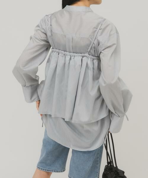 KBF / ケービーエフ シャツ・ブラウス | スカートビスチェSETシャツ | 詳細23