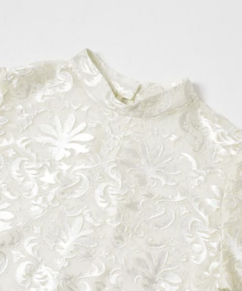 KBF / ケービーエフ シャツ・ブラウス | チュールジャガードブラウス | 詳細8