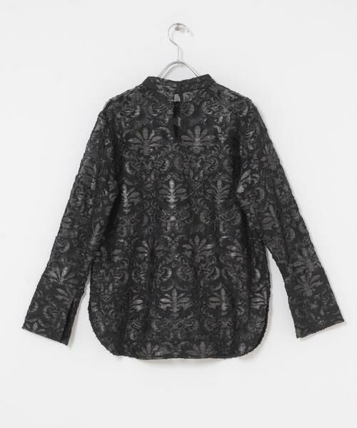 KBF / ケービーエフ シャツ・ブラウス | チュールジャガードブラウス | 詳細21