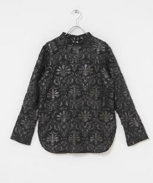 KBF / ケービーエフ シャツ・ブラウス | チュールジャガードブラウス | 詳細18