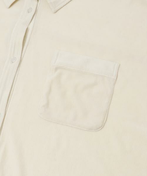 KBF / ケービーエフ シャツ・ブラウス | シアーベロアルーズシャツ | 詳細22