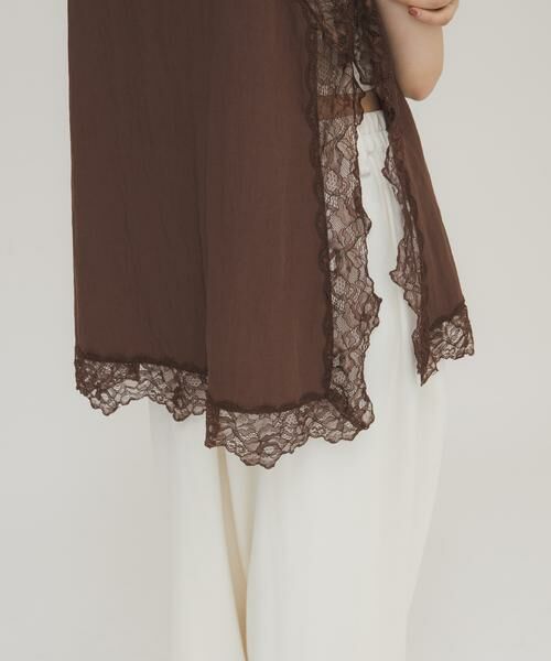 KBF / ケービーエフ キャミソール・チューブトップ | ヴィンテージライクレースキャミソール | 詳細5