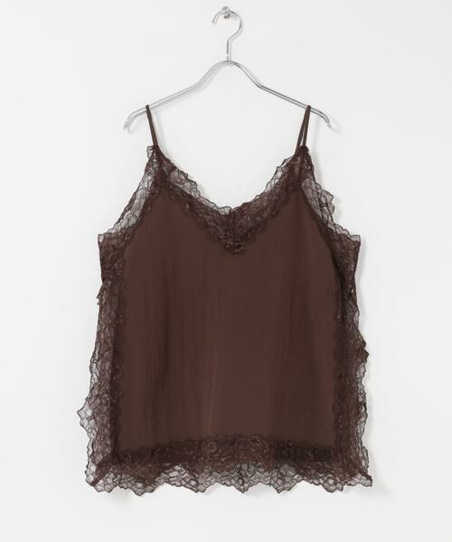 KBF / ケービーエフ キャミソール・チューブトップ | ヴィンテージライクレースキャミソール | 詳細6
