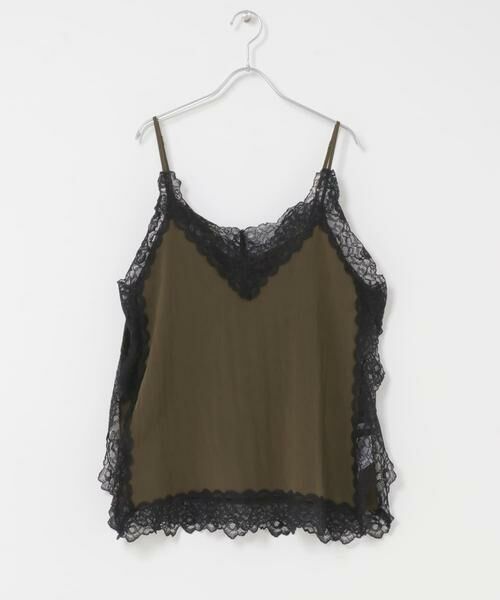 KBF / ケービーエフ キャミソール・チューブトップ | 『一部WEB限定カラー』ヴィンテージライクレースキャミソール | 詳細18