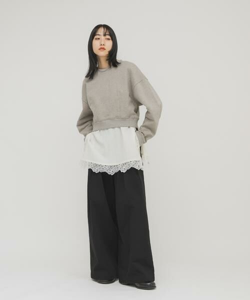 KBF / ケービーエフ キャミソール・チューブトップ | ヴィンテージライクレースキャミソール | 詳細14