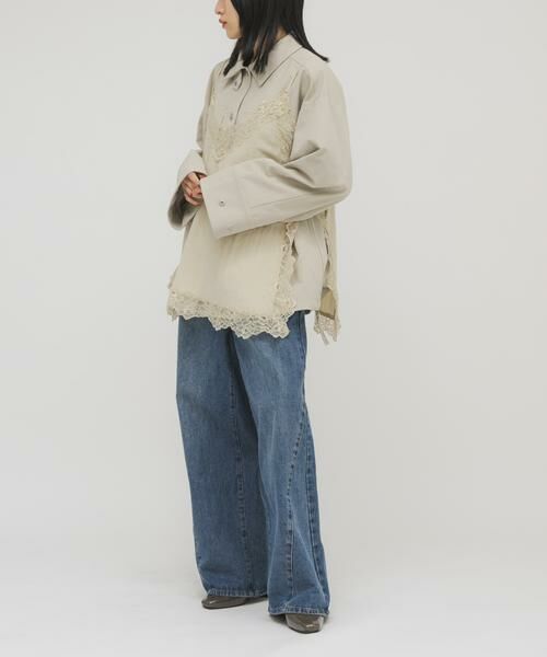 KBF / ケービーエフ キャミソール・チューブトップ | ヴィンテージライクレースキャミソール | 詳細21