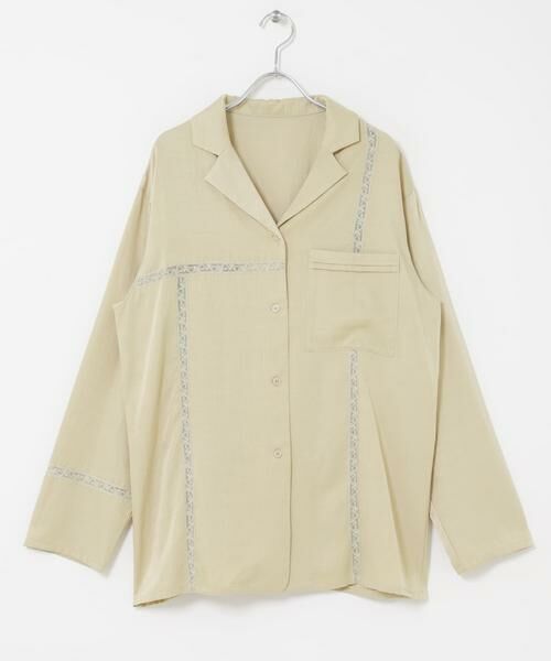 KBF / ケービーエフ シャツ・ブラウス | ルーズサテンシャツ | 詳細16