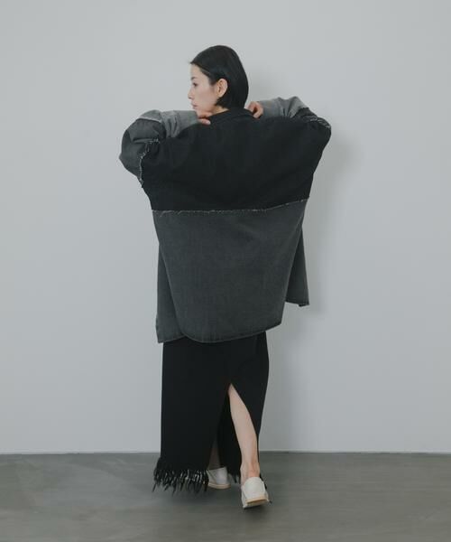 KBF / ケービーエフ シャツ・ブラウス | パッチワークBIGデニムシャツ | 詳細17