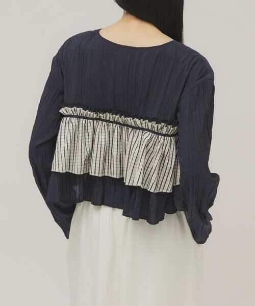 KBF / ケービーエフ シャツ・ブラウス | フリルレイヤードブラウス | 詳細1