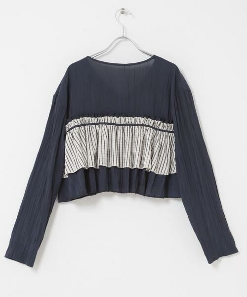 KBF / ケービーエフ シャツ・ブラウス | フリルレイヤードブラウス | 詳細12