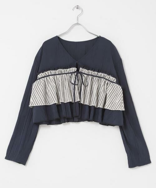 KBF / ケービーエフ シャツ・ブラウス | フリルレイヤードブラウス | 詳細8