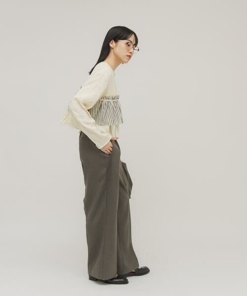 KBF / ケービーエフ シャツ・ブラウス | フリルレイヤードブラウス | 詳細18