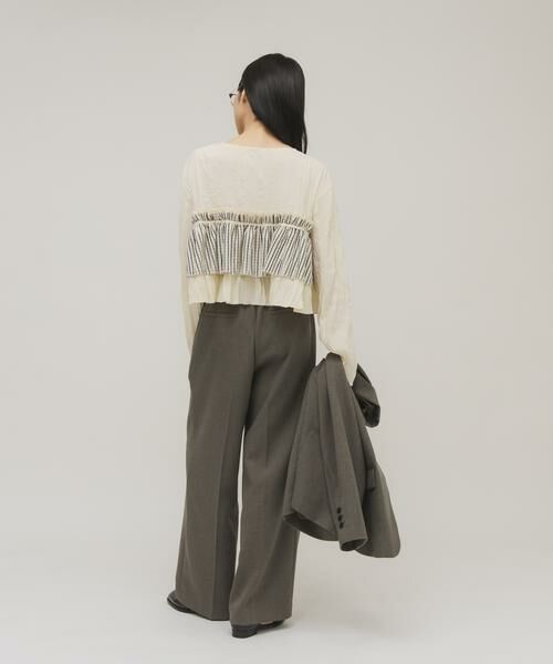 KBF / ケービーエフ シャツ・ブラウス | フリルレイヤードブラウス | 詳細19