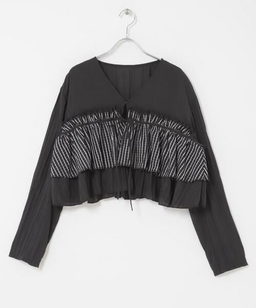 KBF / ケービーエフ シャツ・ブラウス | フリルレイヤードブラウス | 詳細29