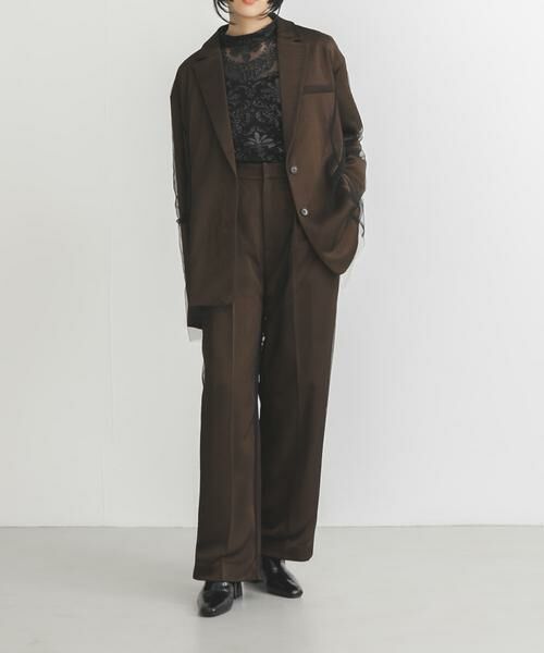 KBF / ケービーエフ その他パンツ | サテンチュールパンツ | 詳細7