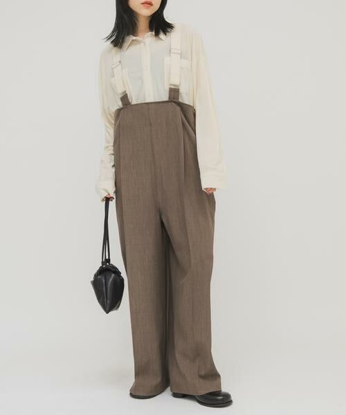 KBF / ケービーエフ その他パンツ | BACKタックサスペンダーパンツ | 詳細1