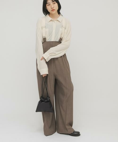 KBF / ケービーエフ その他パンツ | BACKタックサスペンダーパンツ | 詳細4