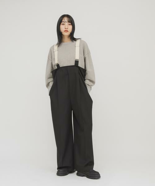 KBF / ケービーエフ その他パンツ | BACKタックサスペンダーパンツ | 詳細15